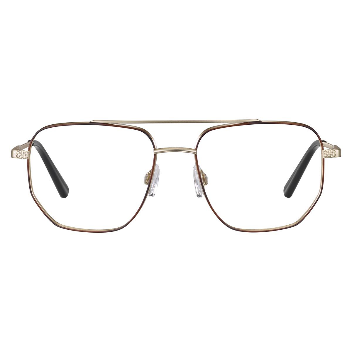 FOLLEN OPTIC, Matte Light Gold Havana Enamel-Demo Lens, hi-res image number null